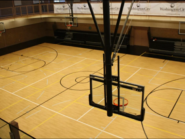 Profile of the basketball court Washington City Community Center, Washington, UT, United States