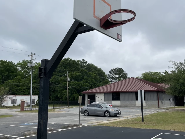 Profile of the basketball court Iola Jones Park, Florence, SC, United States