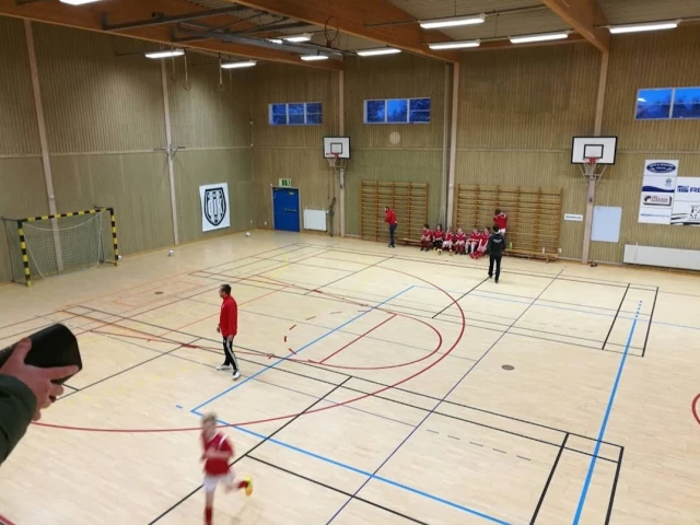 Profile of the basketball court Olasjöhallen, Obbola, Sweden