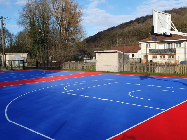 Profile of the basketball court Terrain Haraucourt, Haraucourt, France