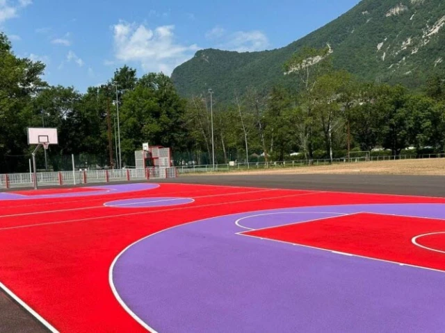 Profile of the basketball court Terrain Culoz, Culoz, France
