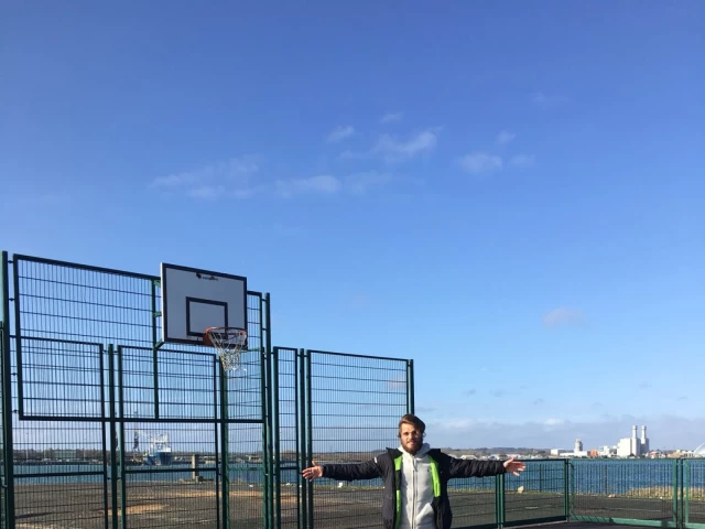 Profile of the basketball court Mayflower Park, Southampton, United Kingdom