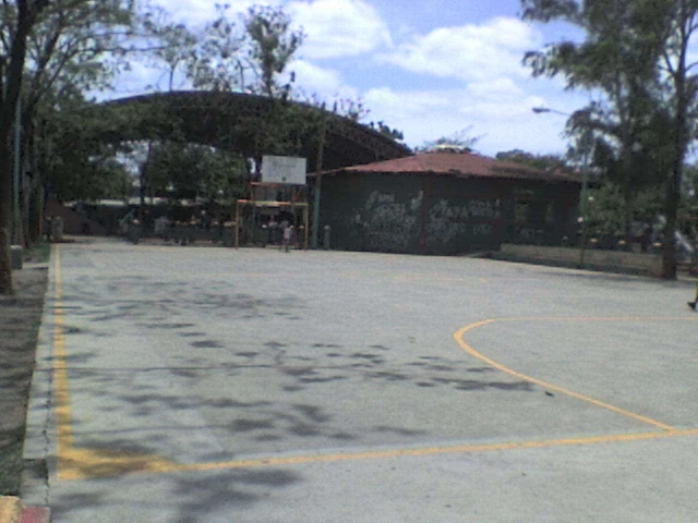 The basketball court in  Parque de Tipitapa.