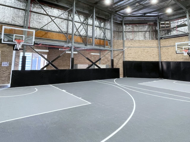 Profile of the basketball court The Atrium Basketball Courts, Perth, Australia