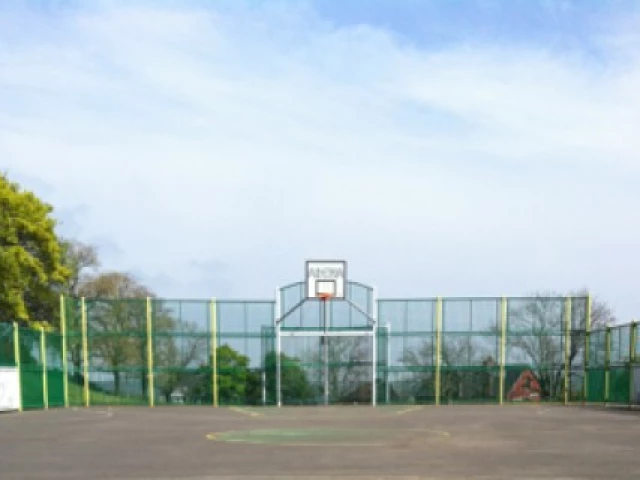 Profile of the basketball court Dyfrig Close, Cardiff, United Kingdom