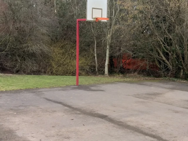 Profile of the basketball court Drovers Way, Cardiff, United Kingdom