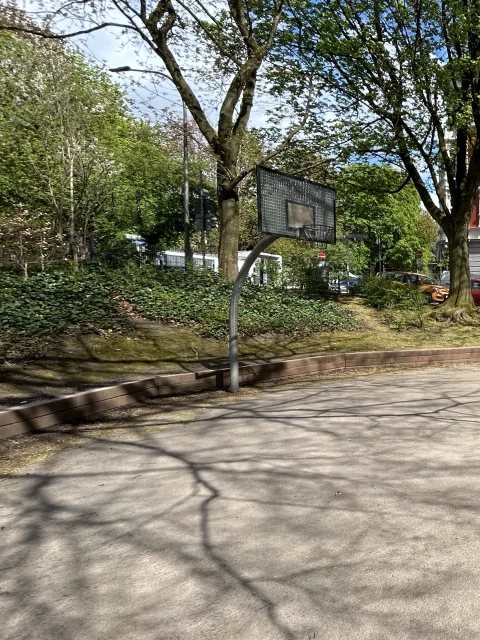 Profile of the basketball court Carnapsplatz, Wuppertal, Germany