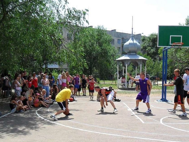 Profile of the basketball court Playground Nika, Severodonetsk, Ukraine