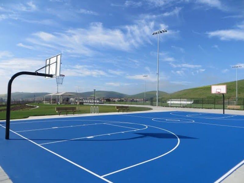Livermore CA Basketball Court: Cayetano Community Park Courts of the