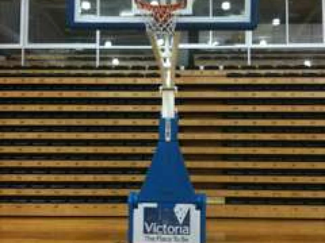 Profile of the basketball court MSAC, Melborne Sports and Aquatic Centre, Melbourne, Australia