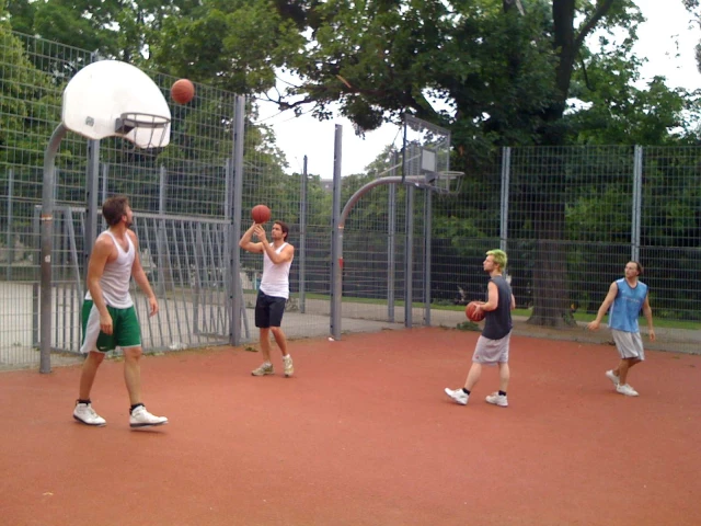 Profile of the basketball court Stadtpark, Vienna, Austria