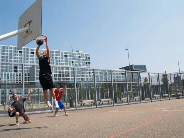 Profile of the basketball court Lloydkwartier, Rotterdam, Netherlands