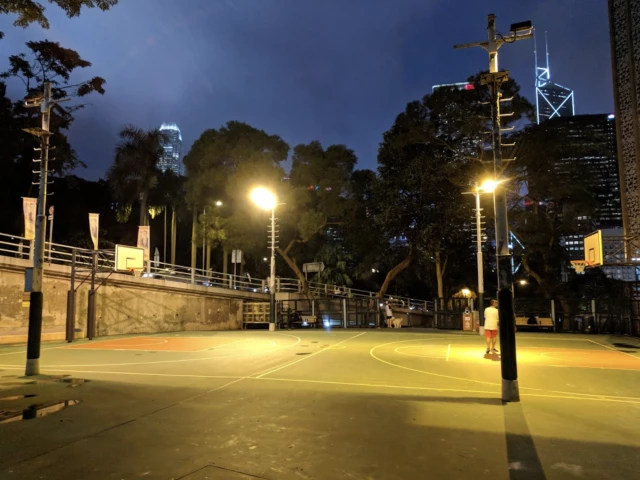 Profile of the basketball court Kennedy Road Playground, Hong Kong, Hong Kong