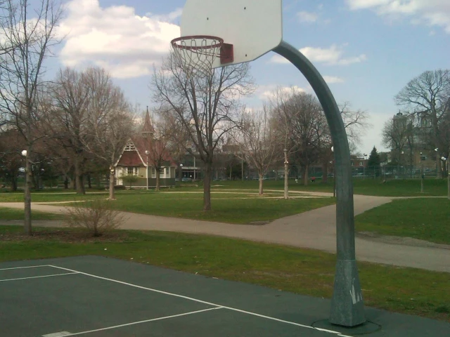 Profile of the basketball court Loring Park, Minneapolis, MN, United States