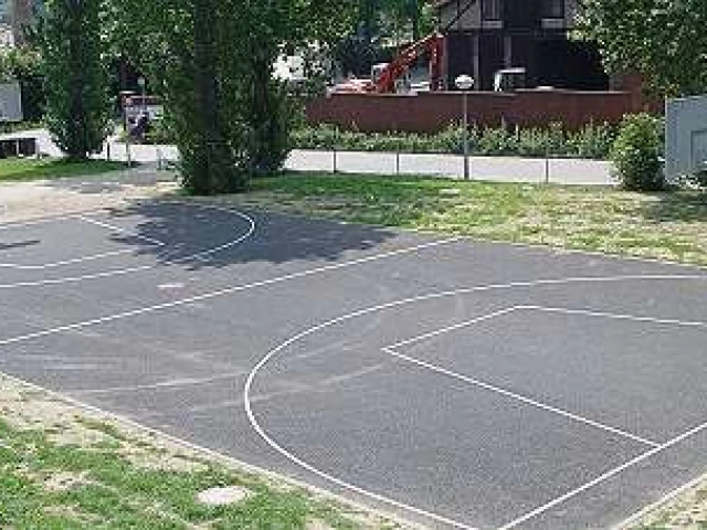 Profile of the basketball court Ballsporthalle, Frankfurt am Main, Germany