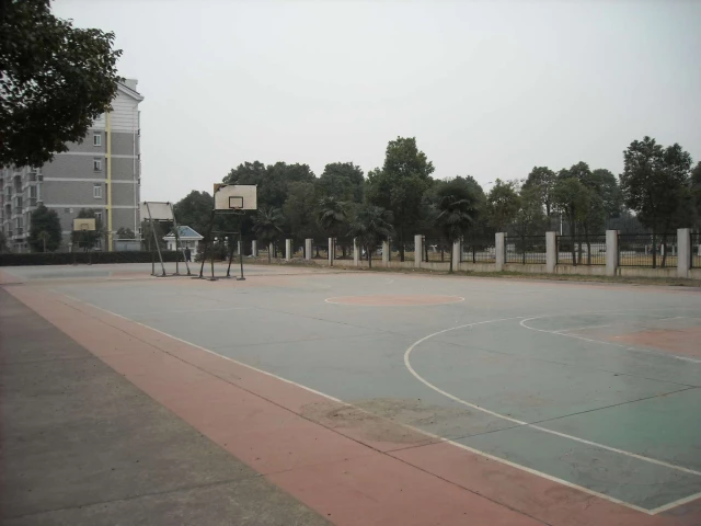 Basketball in Wuhan, China.