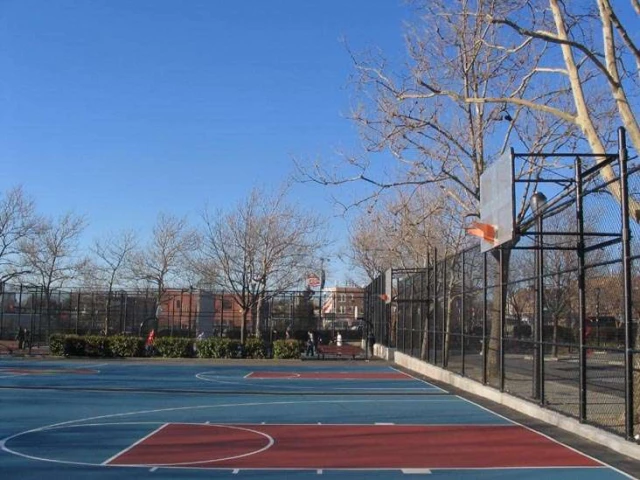 Profile of the basketball court Frontera Park, Queens, NY, United States