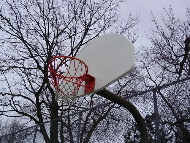 Profile of the basketball court Roxton, Toronto, Canada