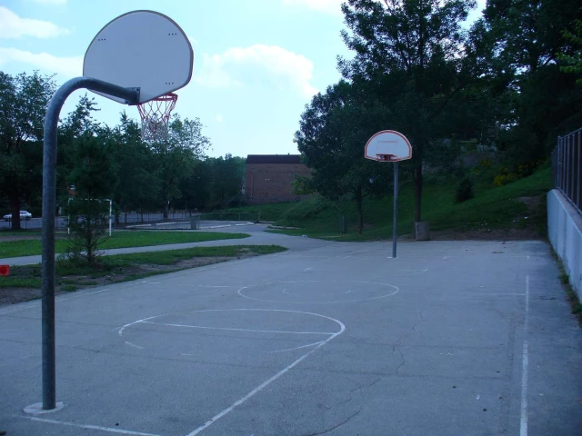 Profile of the basketball court Keele, Toronto, Canada