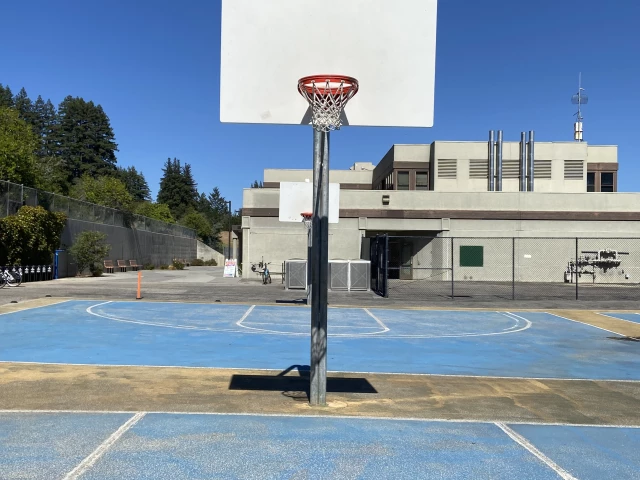 Profile of the basketball court UCSC Outdoor Courts, Santa Cruz, CA, United States