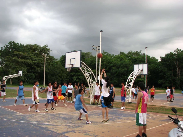 Basketball at Khon Kaen University, Thainland.