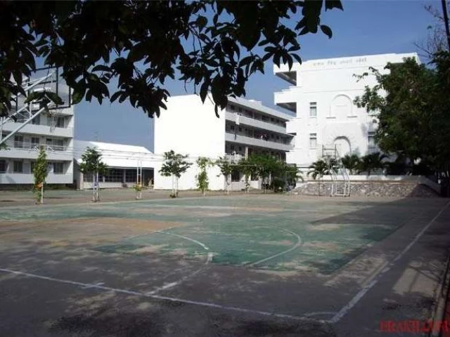 A basketball court in Hua Hin, Thailand.
