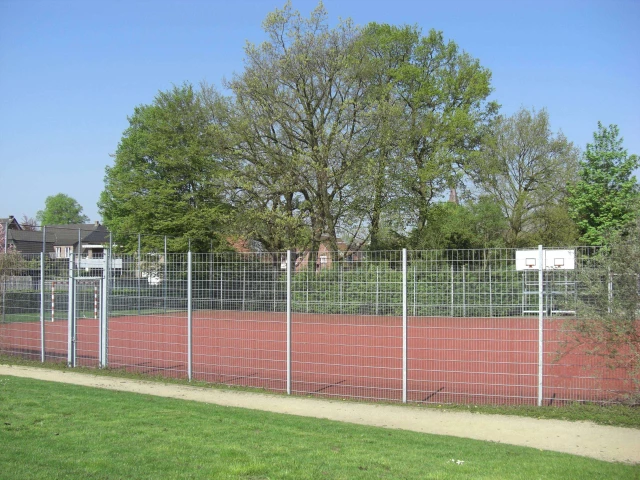 Streetball courts in Stadtlohn, Germany.
