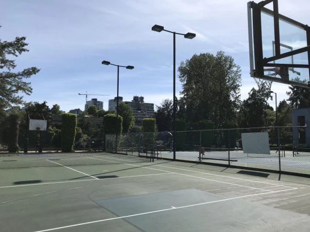 full court if tennis nets not up