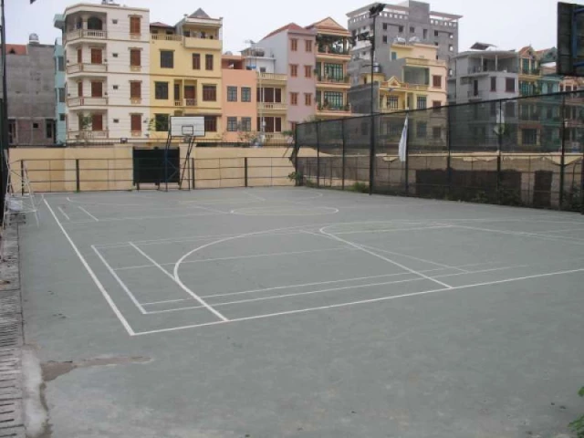 Profile of the basketball court Van Phuc Sports Center, Hanoi, Vietnam