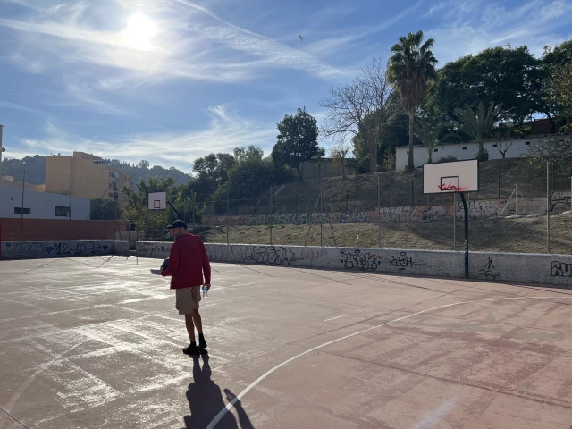 Profile of the basketball court Pista Economicas, Malaga, Spain