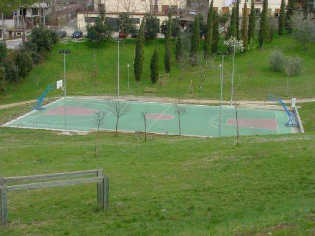 Profile of the basketball court Via della Liberta Court, San Casciano Val di Pesa, Italy