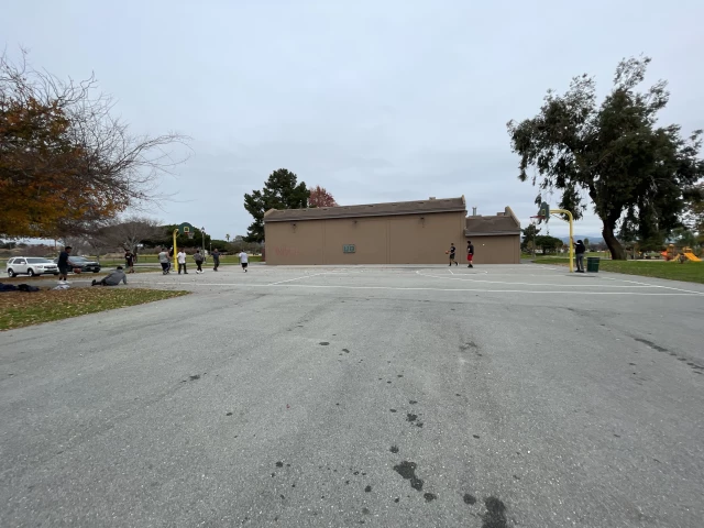 Profile of the basketball court El Dorado Community Park, Salinas, CA, United States