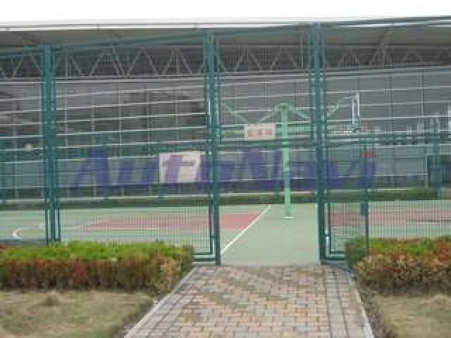 Profile of the basketball court Donghua University, Shanghai, China