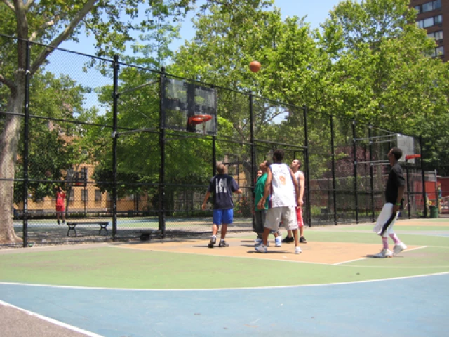 Profile of the basketball court Goat Park, New York City, NY, United States