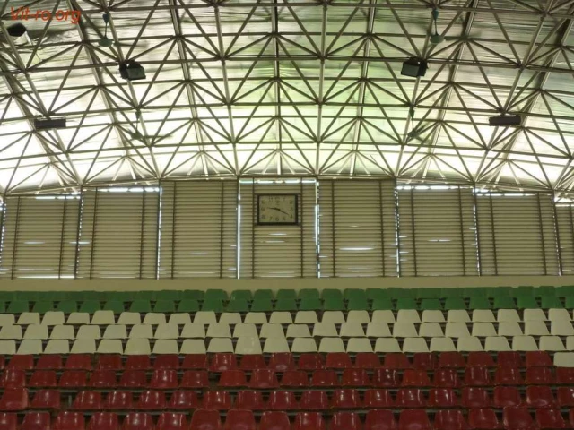 Profile of the basketball court Architecture University Indoor Court, Hanoi, Vietnam