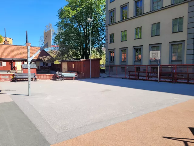 Profile of the basketball court Observatorielunden nedre, Stockholm, Sweden