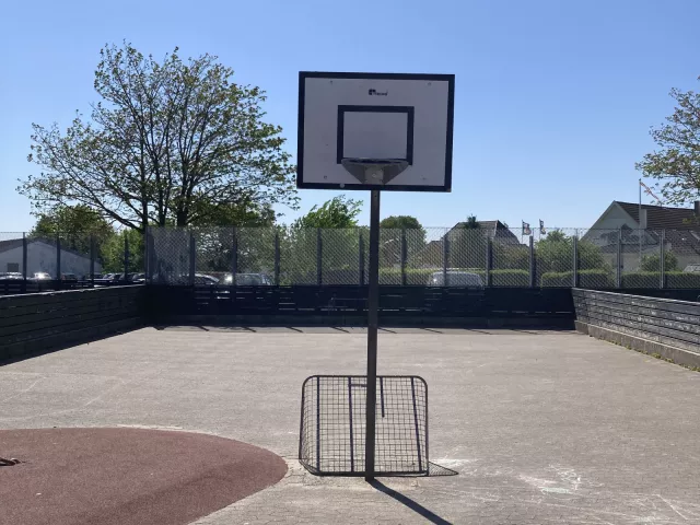 Profile of the basketball court Bramdrup skole, Kolding, Denmark